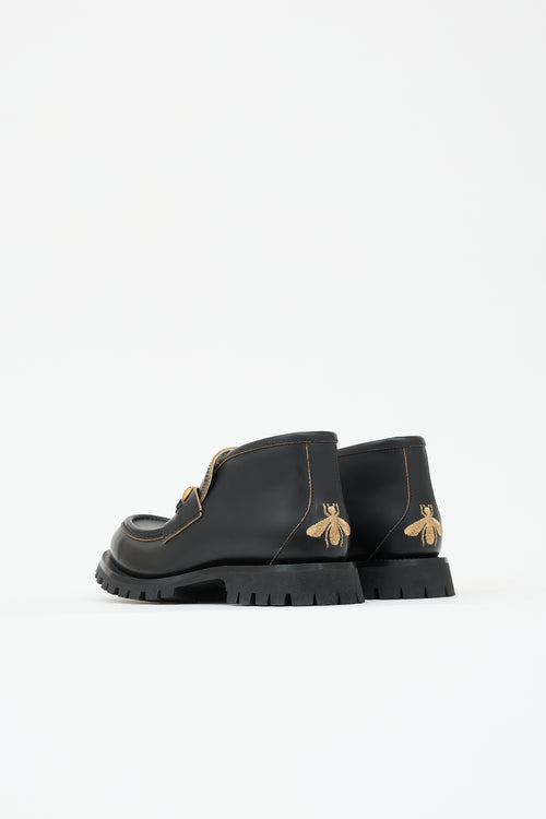 Gucci Leather Sylke  Boot