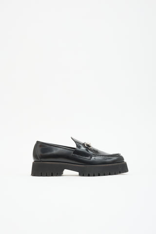 Gucci Leather Sylke Platform Loafer