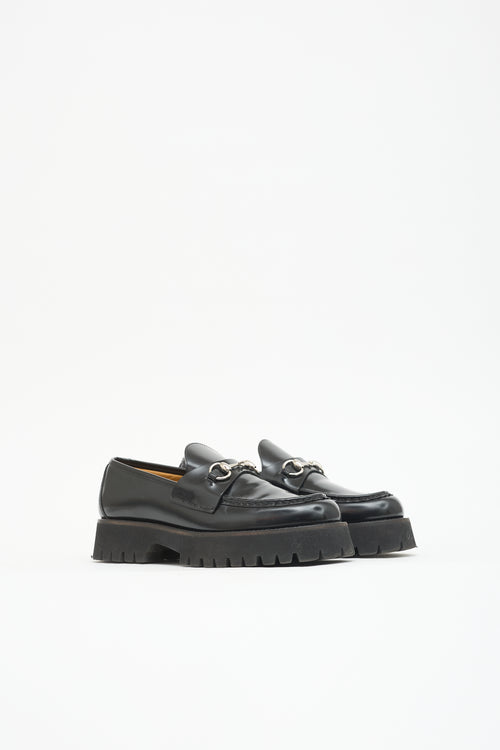 Gucci Leather Sylke Platform Loafer
