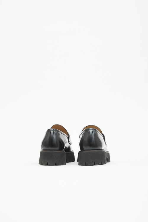 Gucci Leather Sylke Platform Loafer