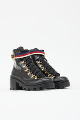 Gucci Leather Sylvie Web Boot