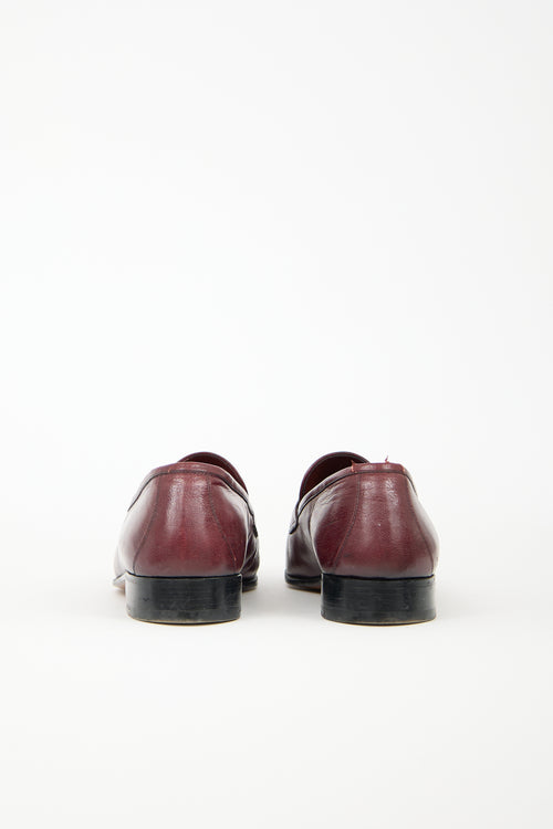 Gucci Vintage Leather Tassel Loafer