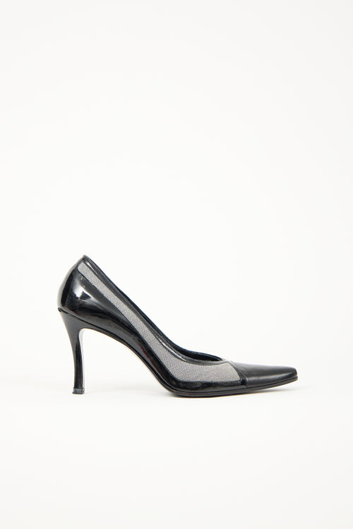 Gucci Leather Two Tone Pump