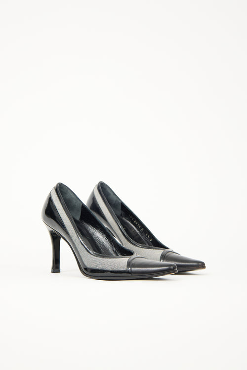 Gucci Leather Two Tone Pump