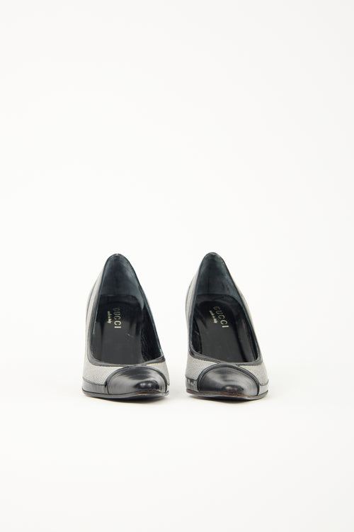 Gucci Leather Two Tone Pump