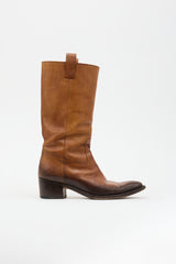 Gucci Leather Riding Boot