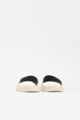 Gucci Leather & Rubber Microguccissima GG Slide