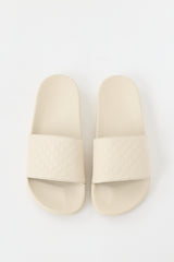 Gucci Leather & Rubber Microguccissima GG Slide