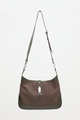 Gucci Leather & Satin Jackie Bag