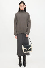 Gucci Leather & Shearling 1955 Bag