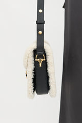 Gucci Leather & Shearling 1955 Bag
