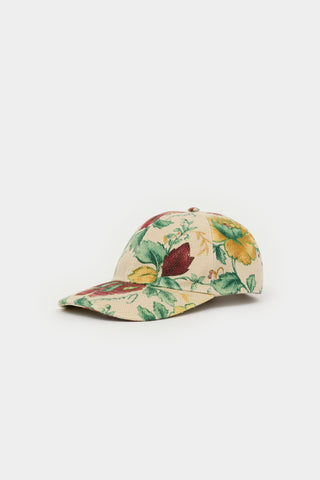 Gucci Linen Floral Baseball Cap