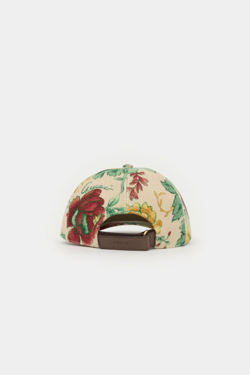Gucci Linen Floral Baseball Cap