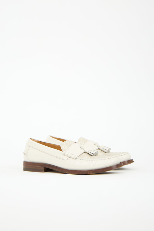 Gucci Leather GG Tassel Loafer