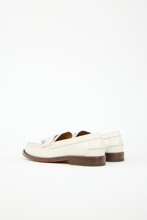 Gucci Leather GG Tassel Loafer