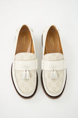 Gucci Leather GG Tassel Loafer