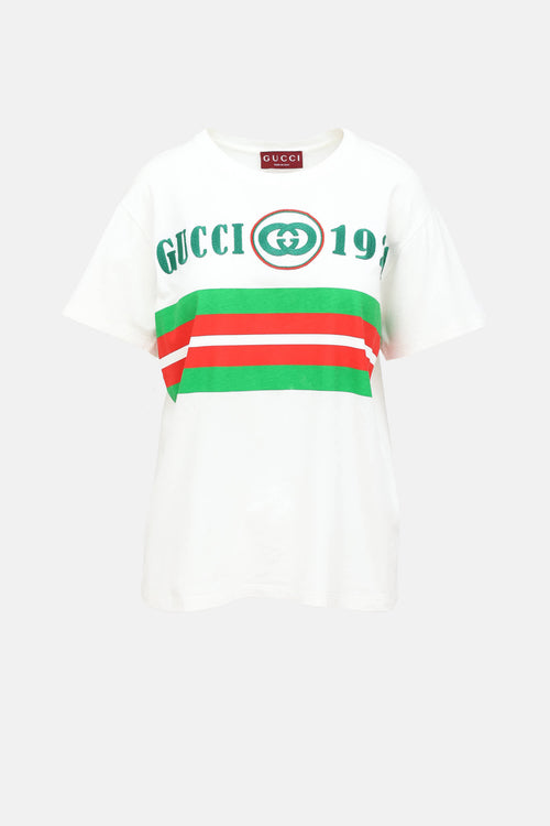 Gucci 1921 Embroidered T-Shirt