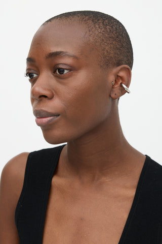Gucci Logo Single Ear Cuff Earring