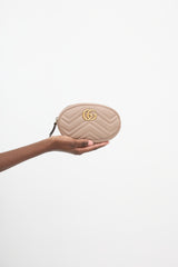 Gucci Matelassé Leather Marmont GG Belt Bag
