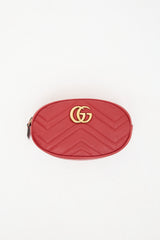 Gucci Matelasse Leather Marmont GG Belt Bag