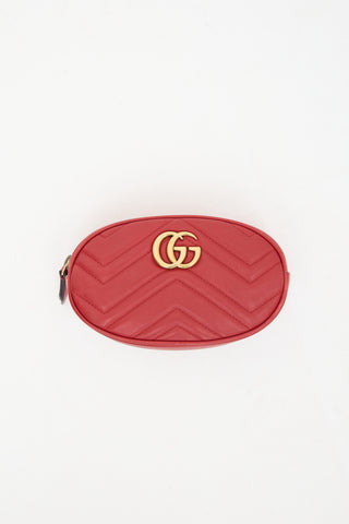 Gucci Matelasse Leather Marmont GG Belt Bag