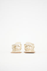 Gucci Metallic Leather GG Sandal