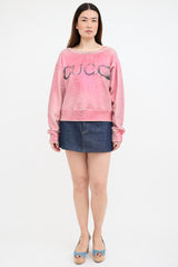 Gucci Metallic Logo Sweatshirt