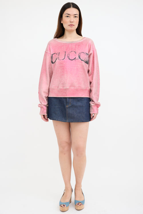 Gucci Metallic Logo Sweatshirt