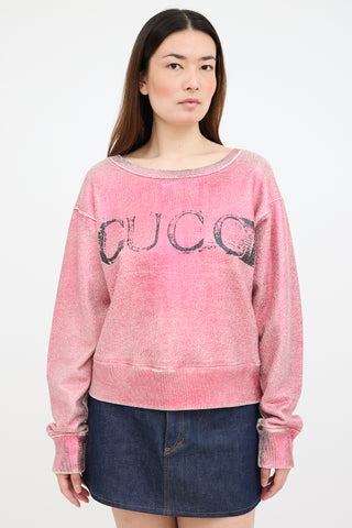 Gucci Metallic Logo Sweatshirt