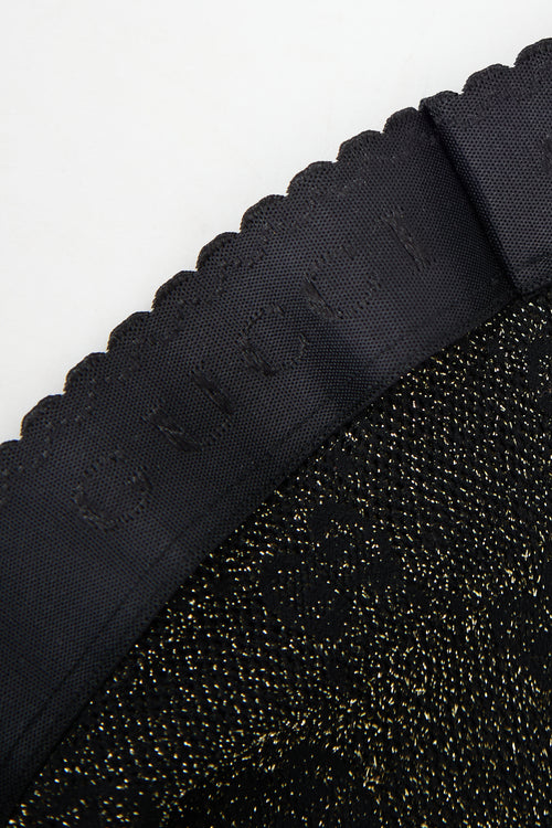Gucci Metallic Mesh GG Tights