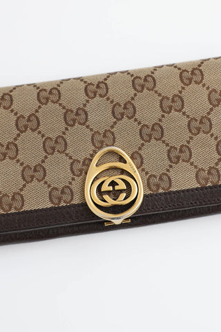 Gucci Monogram Continental Wallet