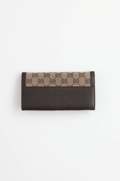 Gucci Monogram Continental Wallet