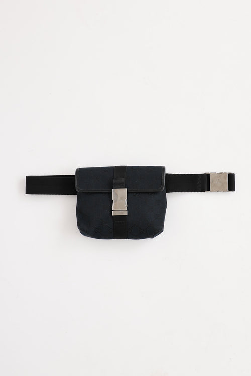 Gucci Monogram Canvas Belt Bag