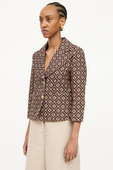 Gucci 2020 Gucci Monogram Cropped Blazer