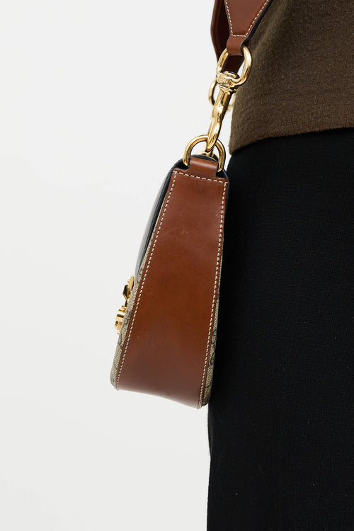 Monogram Half Moon Bag