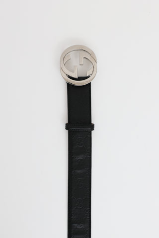 Leather Monogram Interlocking GG