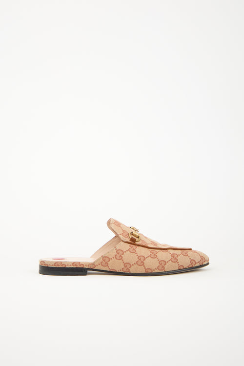 Gucci Canvas Princetown GG Monogram Mule