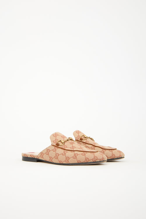 Gucci Canvas Princetown GG Monogram Mule