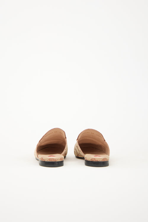 Gucci Canvas Princetown GG Monogram Mule
