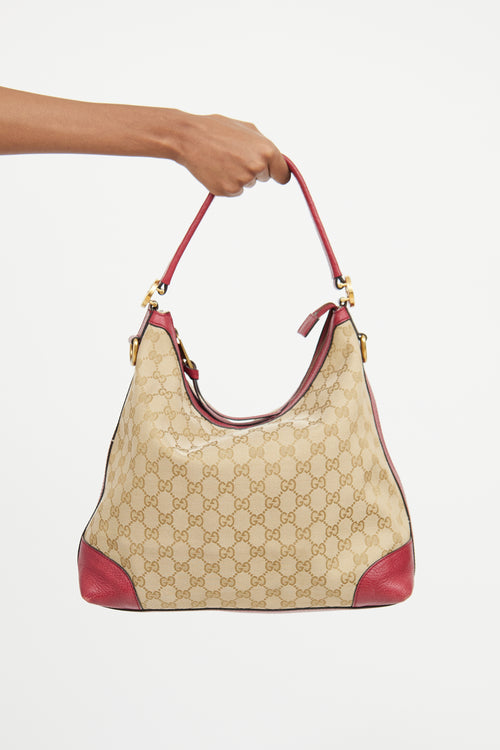 Gucci Red & Beige Miss GG Bag