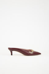 Gucci Leather Zumi Mule