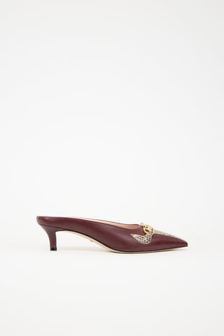 Gucci Leather Zumi Mule