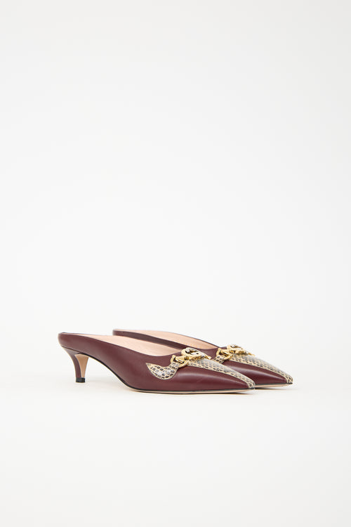 Gucci Leather Zumi Mule