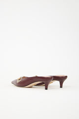 Gucci Leather Zumi Mule