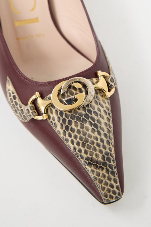 Gucci Leather Zumi Mule