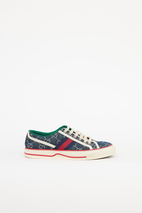 Gucci 1977 Tennis GG Denim Sneaker