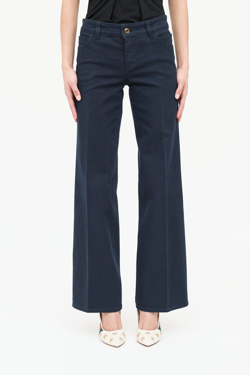 Gucci Flared Wide Leg Jean