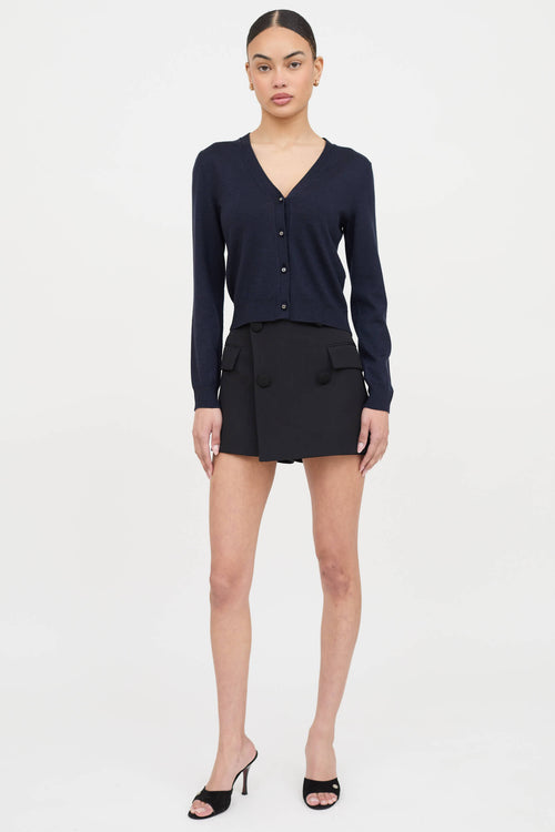 Gucci V-Neck Wool Cardigan