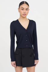 Gucci V-Neck Wool Cardigan