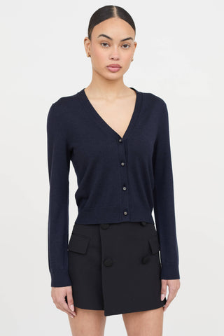 Gucci V-Neck Wool Cardigan